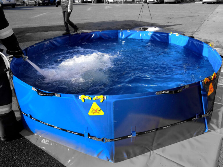 Löschwasserbecken 10.000 Liter für mobile Löschwasserversorgung